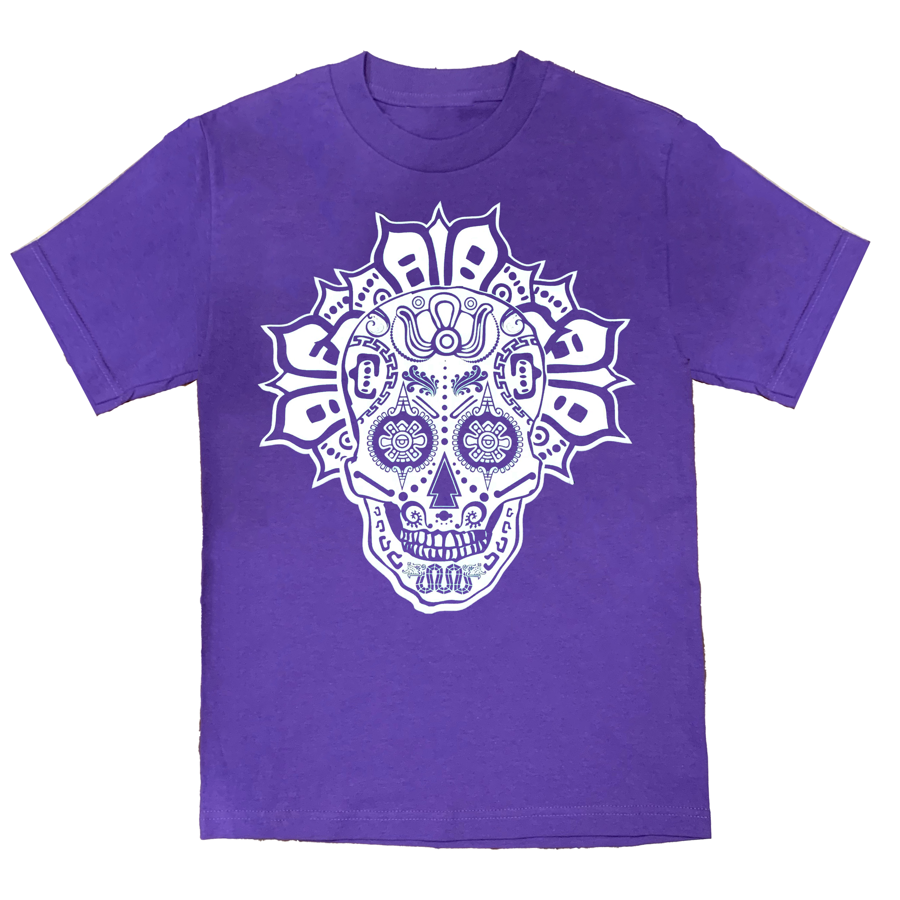Top - Miquiztli (Skull) - Purple