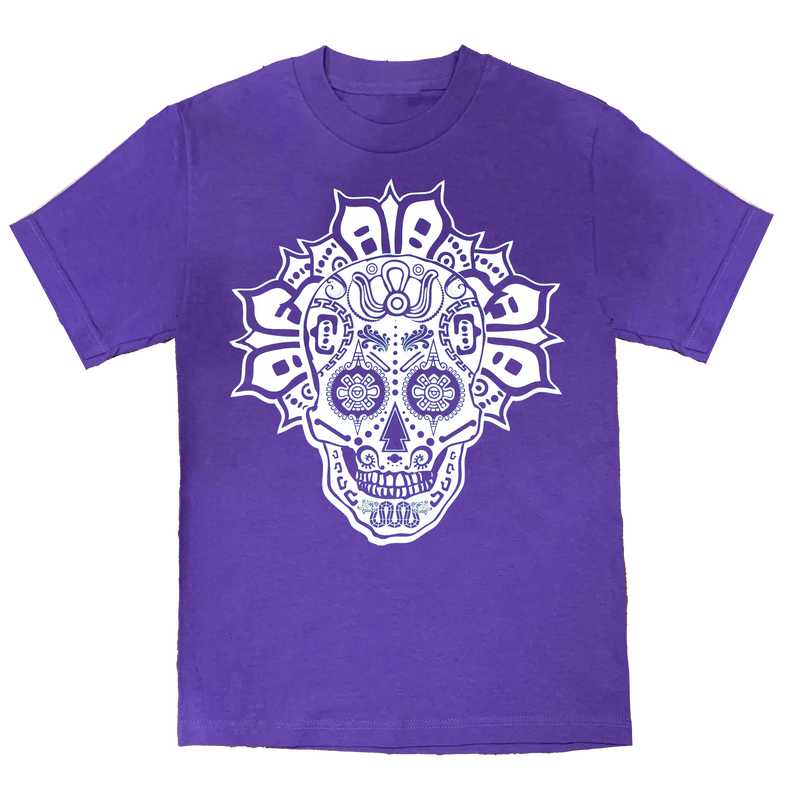 Top - Miquiztli (Skull) - Purple