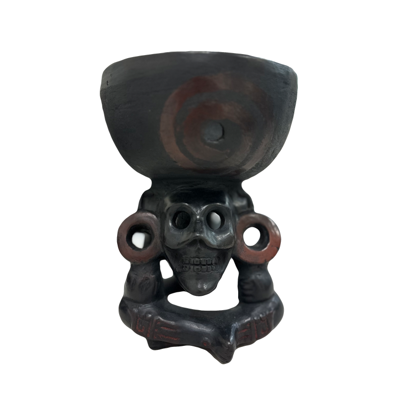 Popoxcomitl - Huehueteotl Sitting Skull large