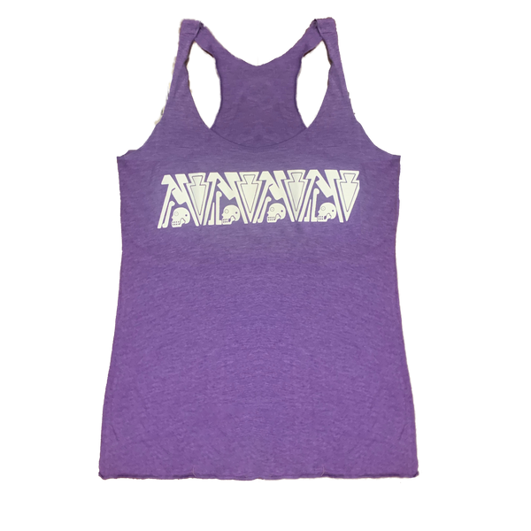 Tank Top - Ladies Flowy Razor Back - Mictlan Purple