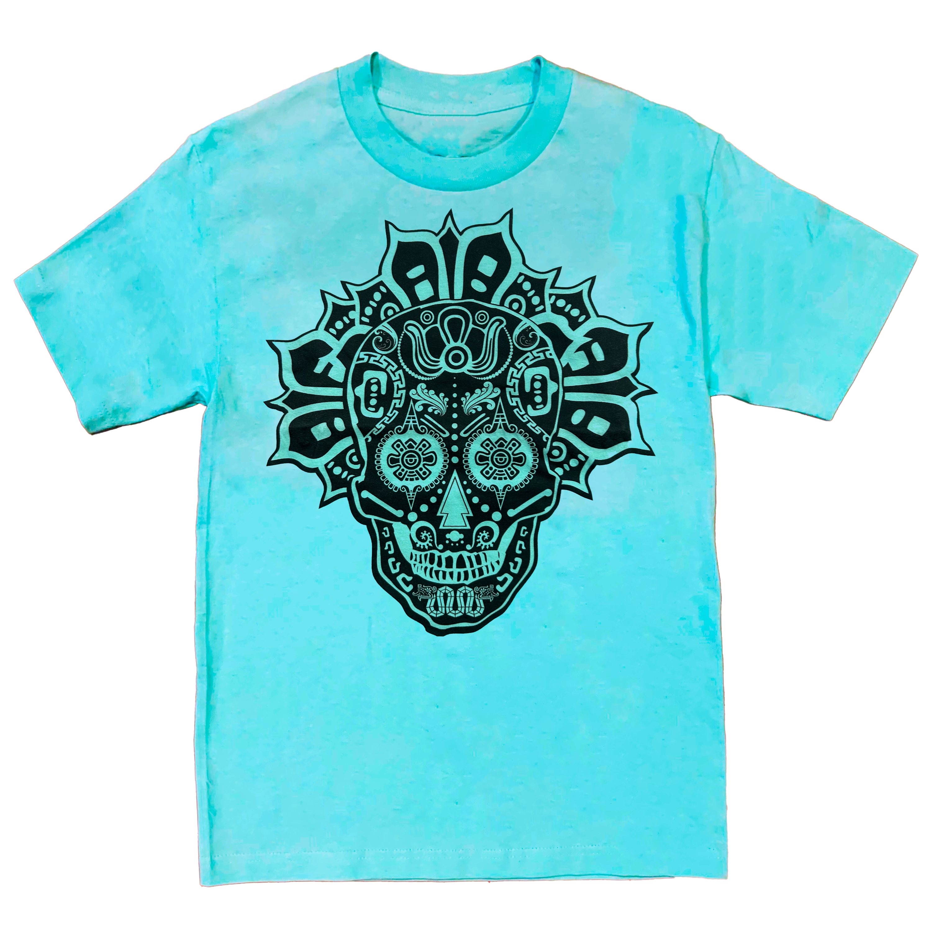 Top - Miquiztli (Skull) - Celadon
