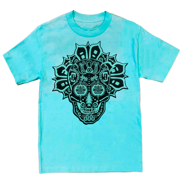Top - Miquiztli (Skull) - Celadon