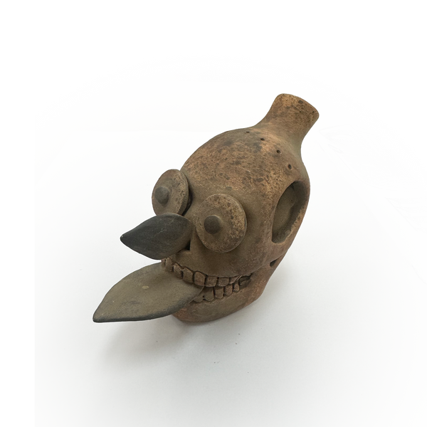 Clay Death Whistle - Skull