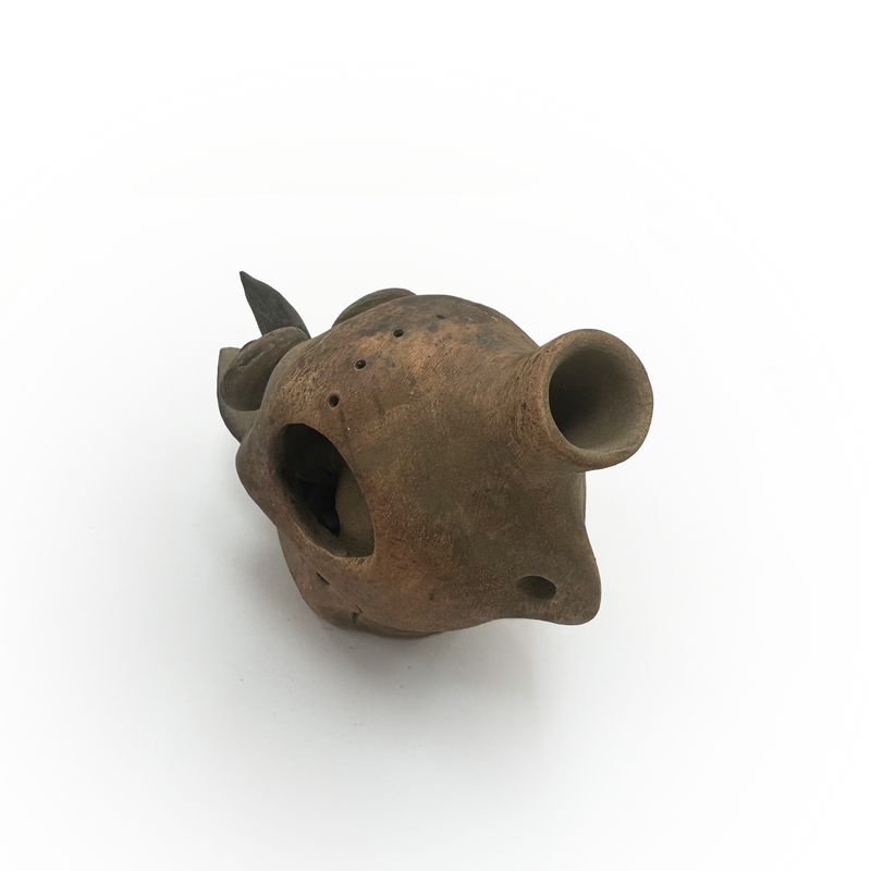 Clay Death Whistle - Skull