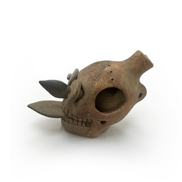 Clay Death Whistle - Skull