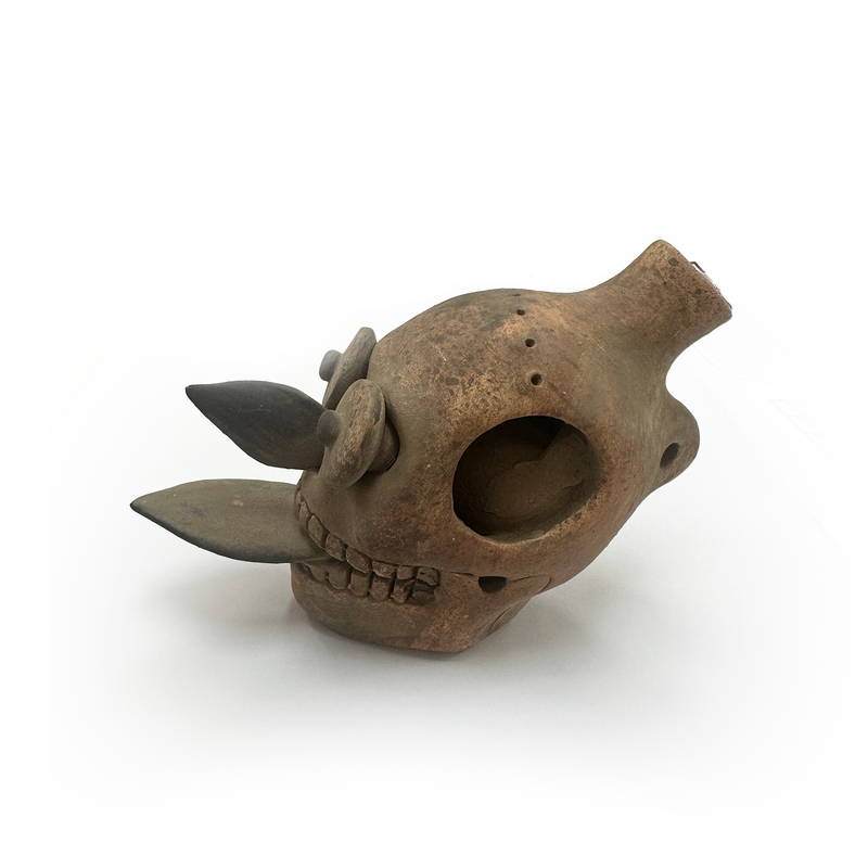 Clay Death Whistle - Skull