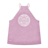 Ladies Tank Top - Aztec Calendar - Pink
