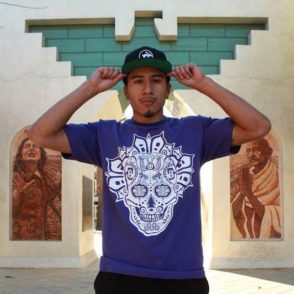 Top - Miquiztli (Skull) - Purple