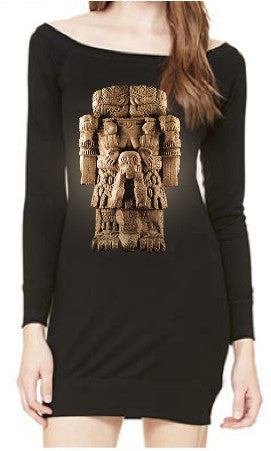 Dress - Women's Lightweight Sweater - Coatlicue (Mother Earth)