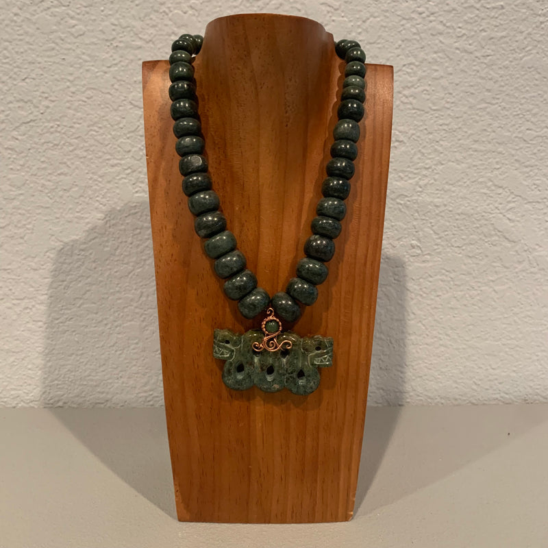 Necklace - Guatamala Jade Quetzalcoatl 30