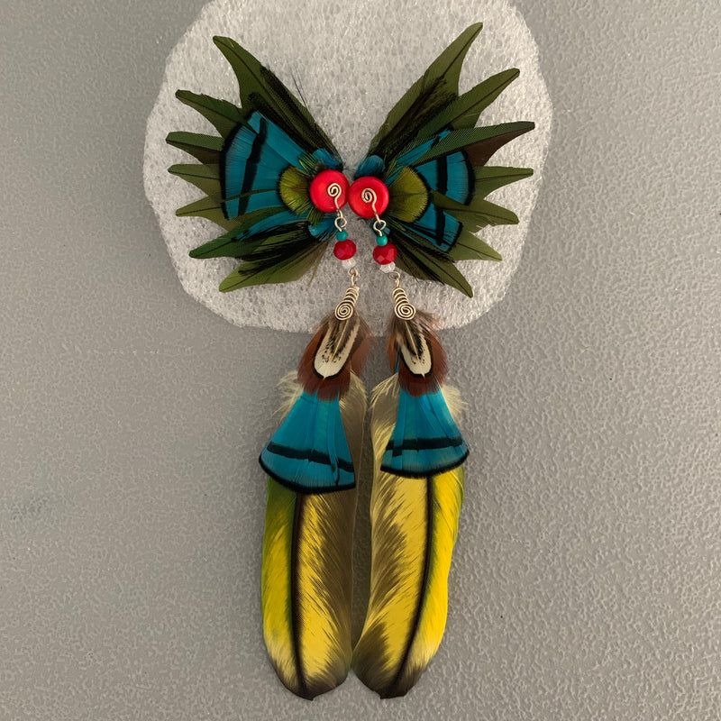 Feather wing Earrings 216