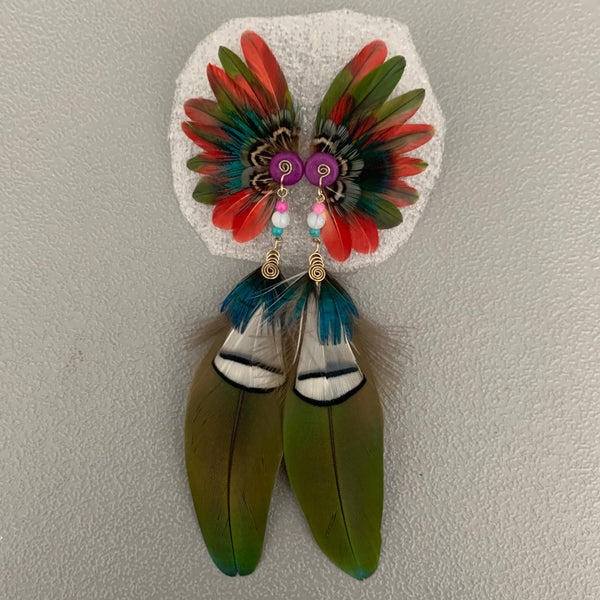 Feather wing Earrings 162