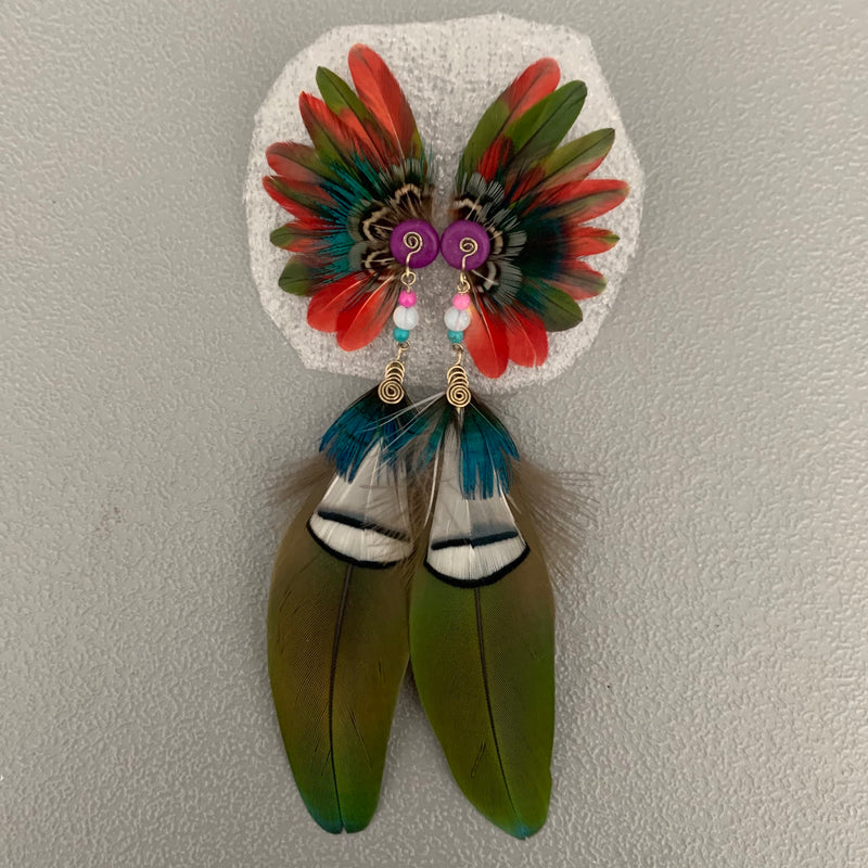 Feather wing Earrings 162