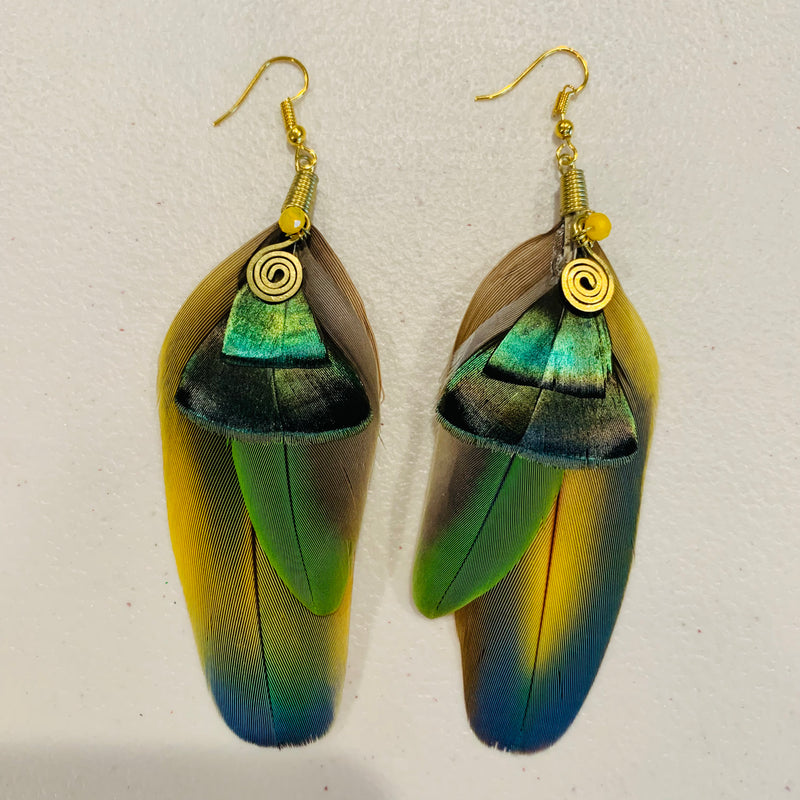 Feather Earrings(Medium) 47