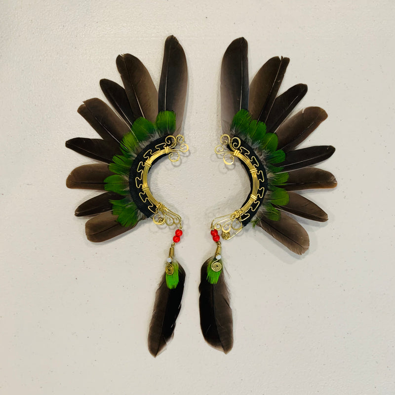 Feather wing Earrings 651