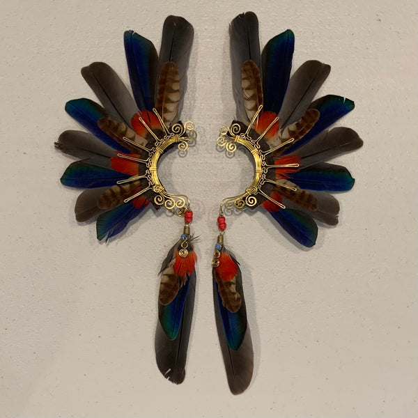 Feather wing Earrings 541