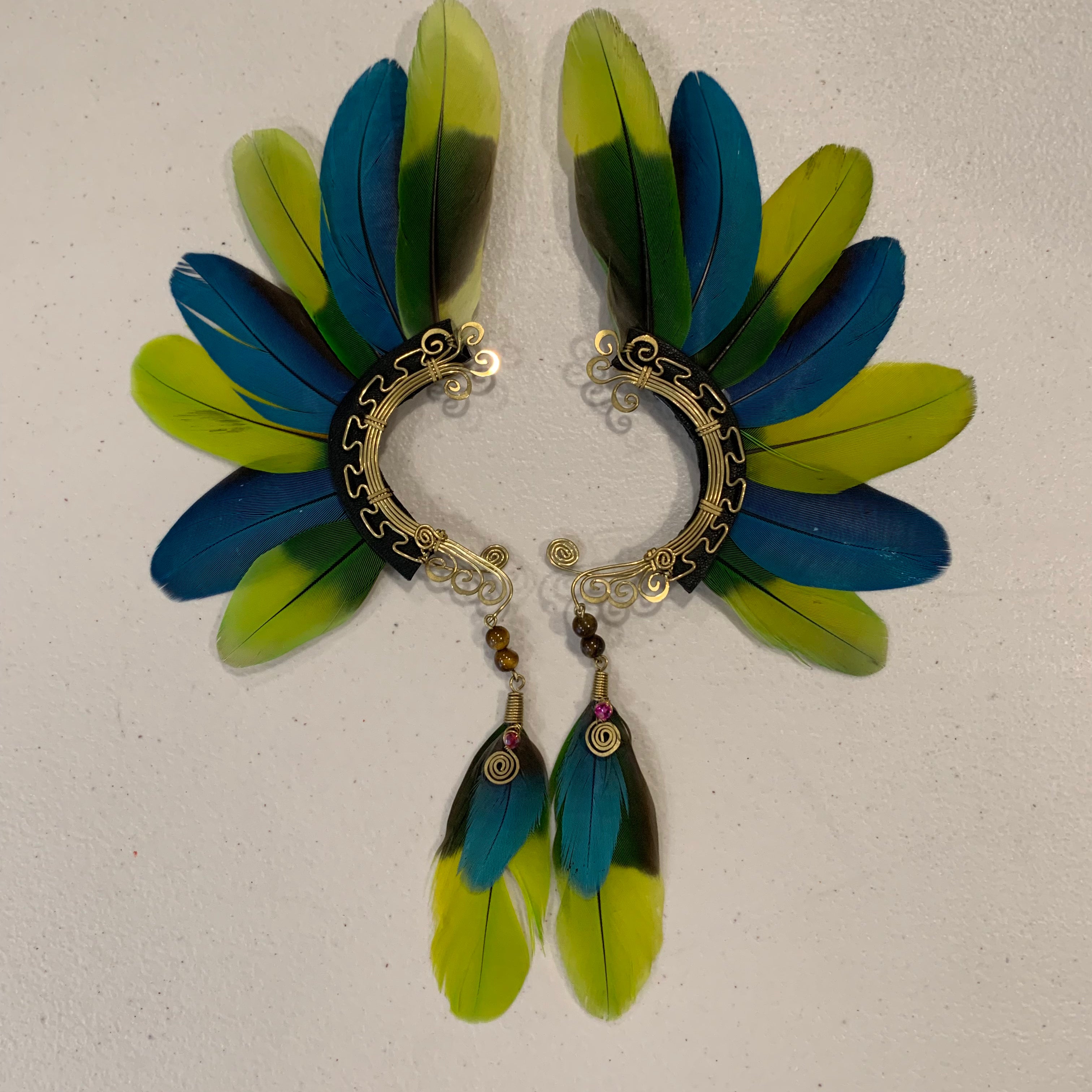 Feather wing cuff Earrings 670
