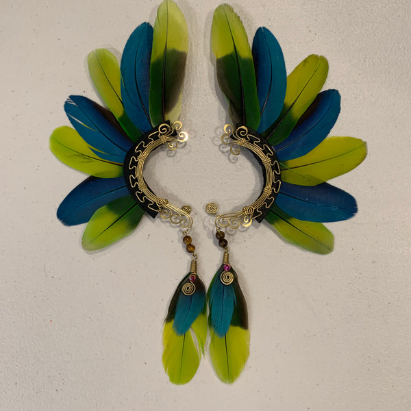 Feather wing cuff Earrings 670