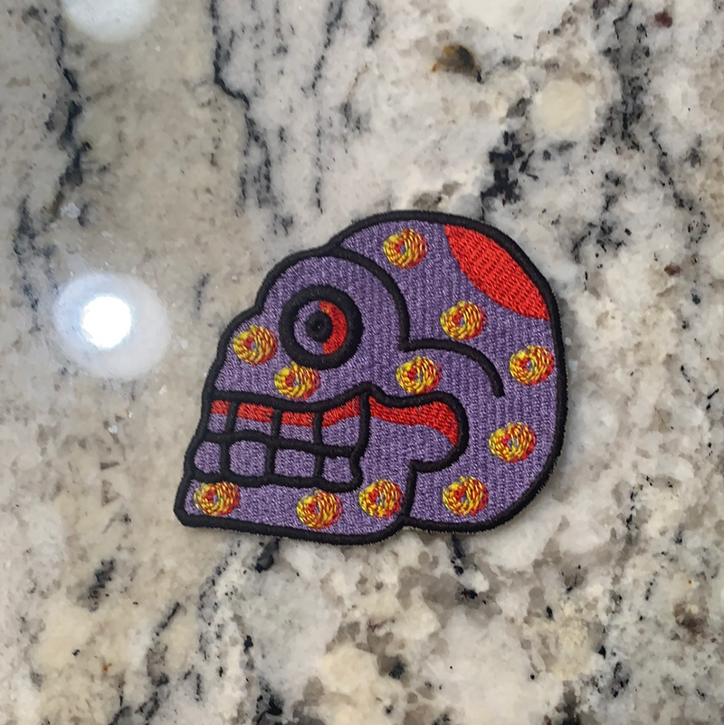 Patch - Miquiztli | Skull 3 inches