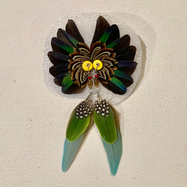 Feather wing Earrings 683