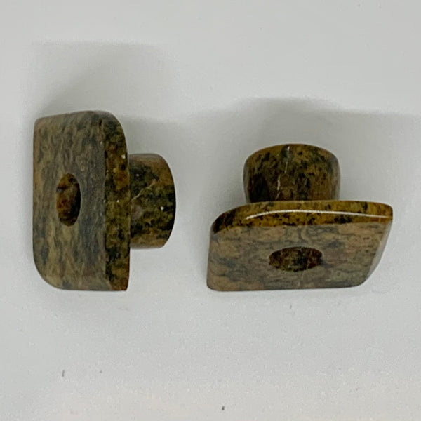 Earrings Jade plugs 3/4” (19 mm)