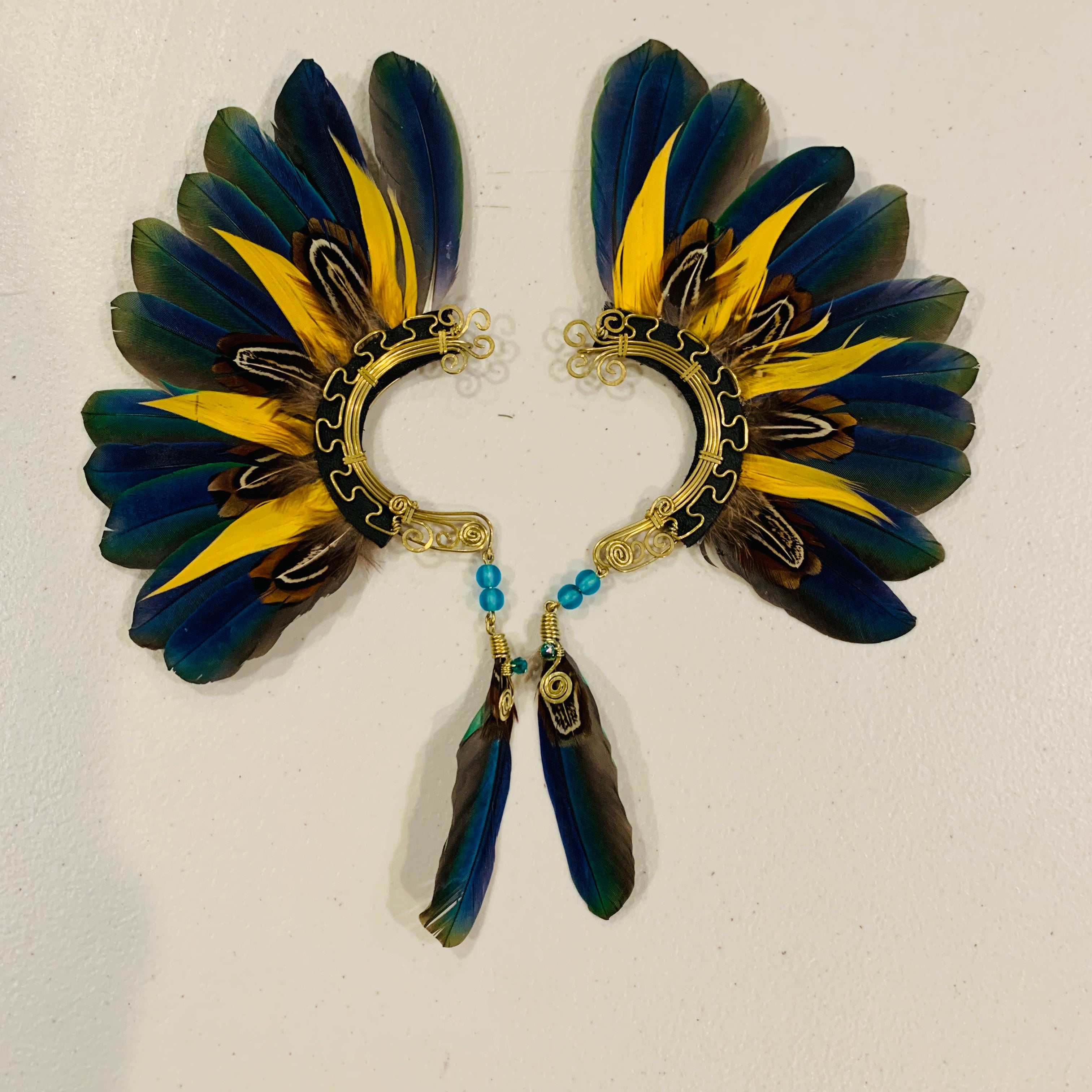 Feather wing cuff Earrings 881