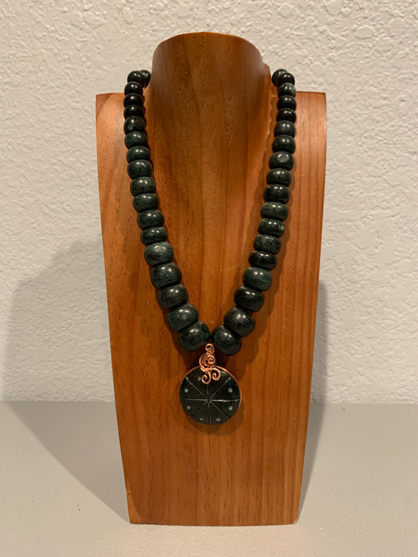 Necklace - Guatamala Jade Peyote 11