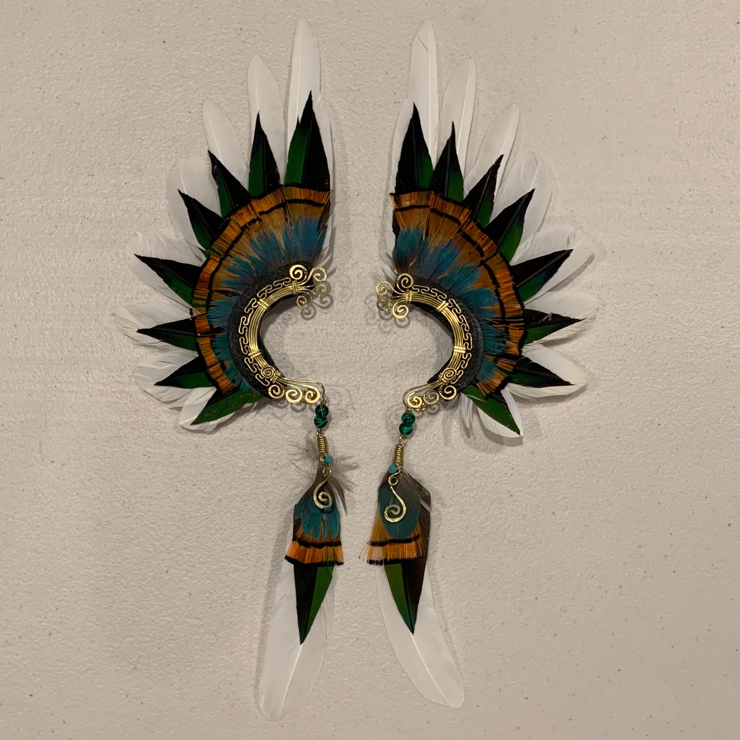 Feather wing Earrings 498