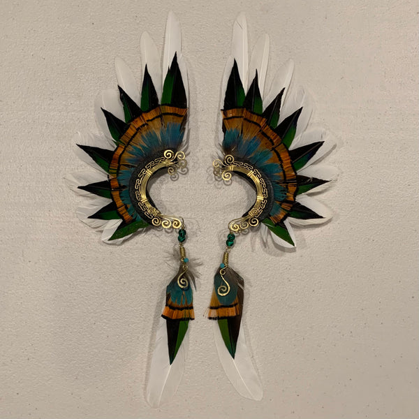 Feather wing Earrings 498