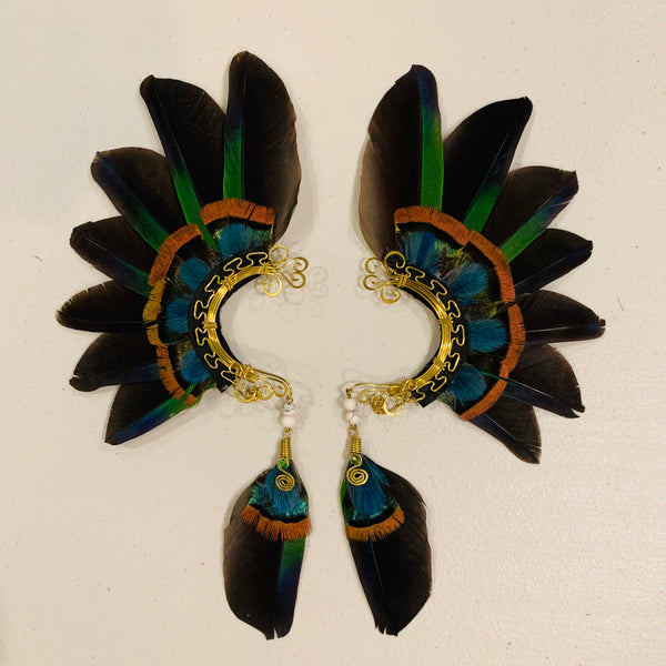 Feather wing Earrings 643