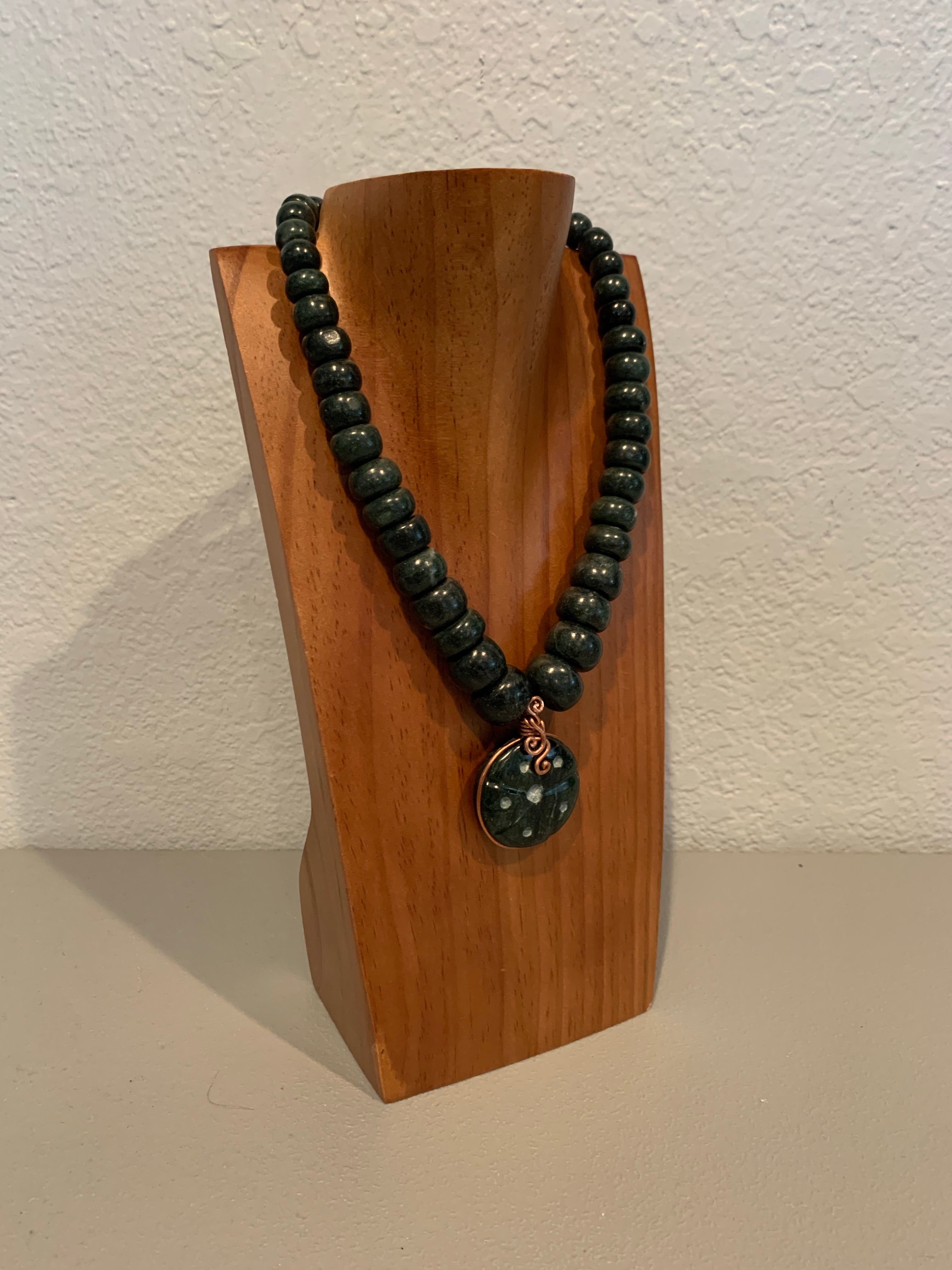 Necklace - Guatamala Jade Peyote 5