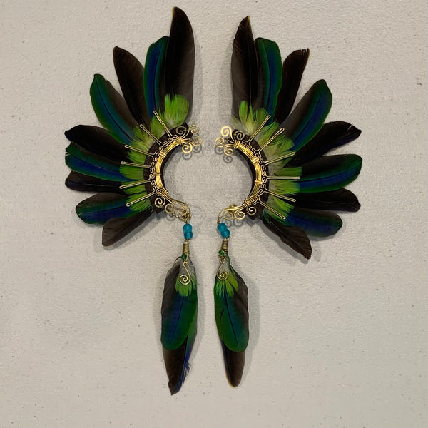 Feather wing Earrings 544