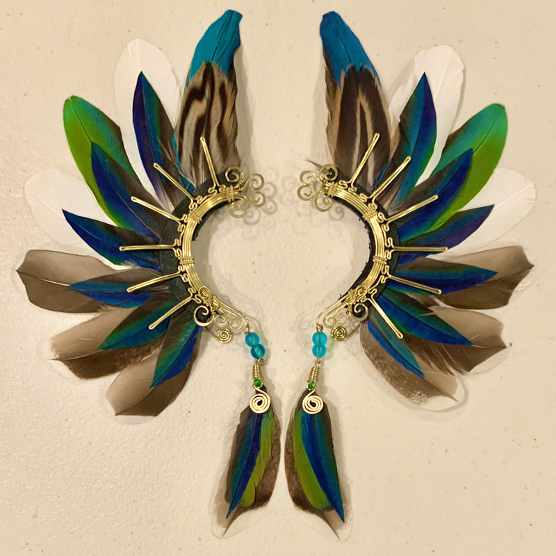 Feather wing cuff Earrings 768