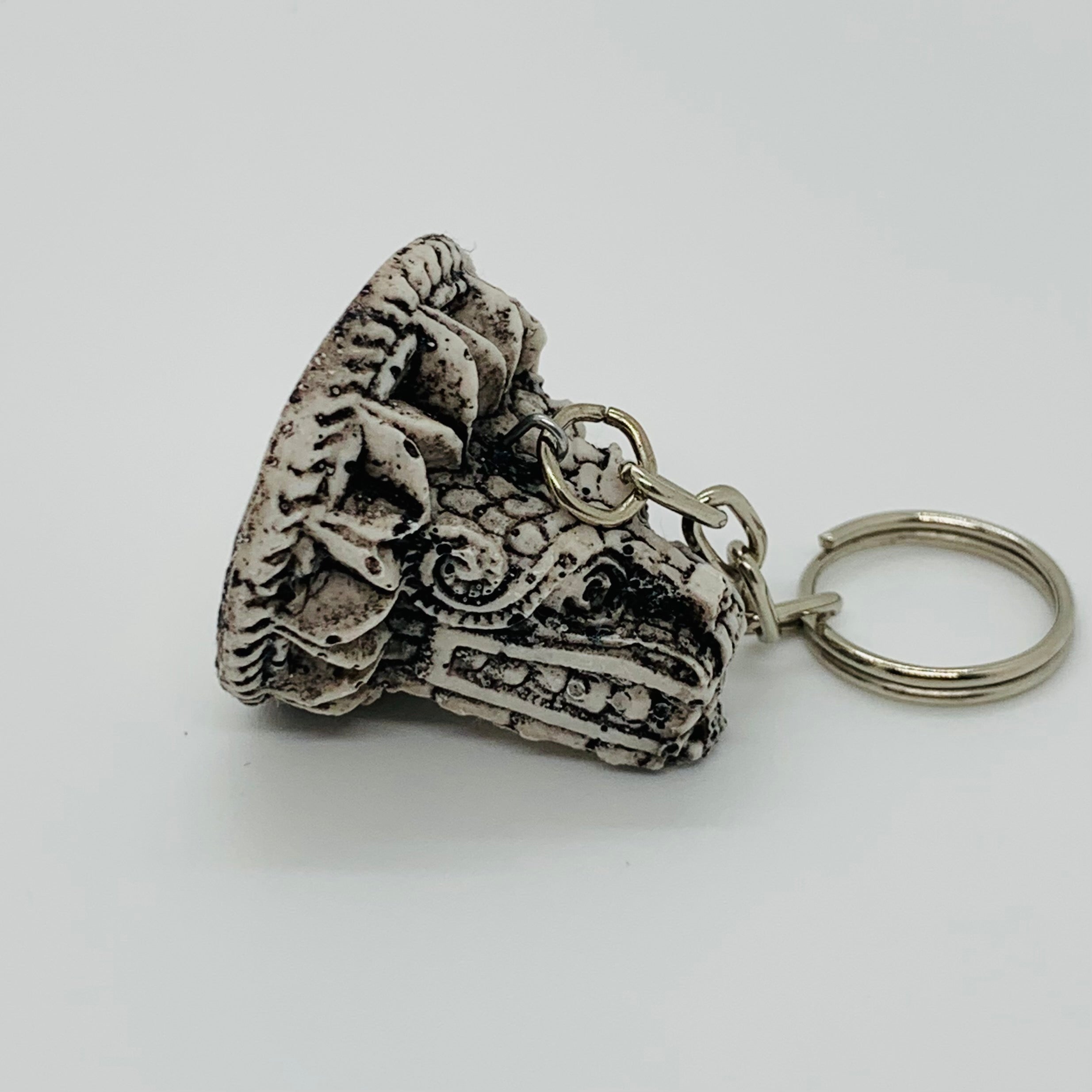 Clay keychain - Quetzalcoatl