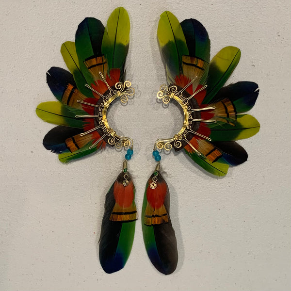 Feather wing Earrings 552