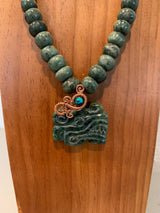 Necklace - Guatamala Jade Quetzalcoatl 3
