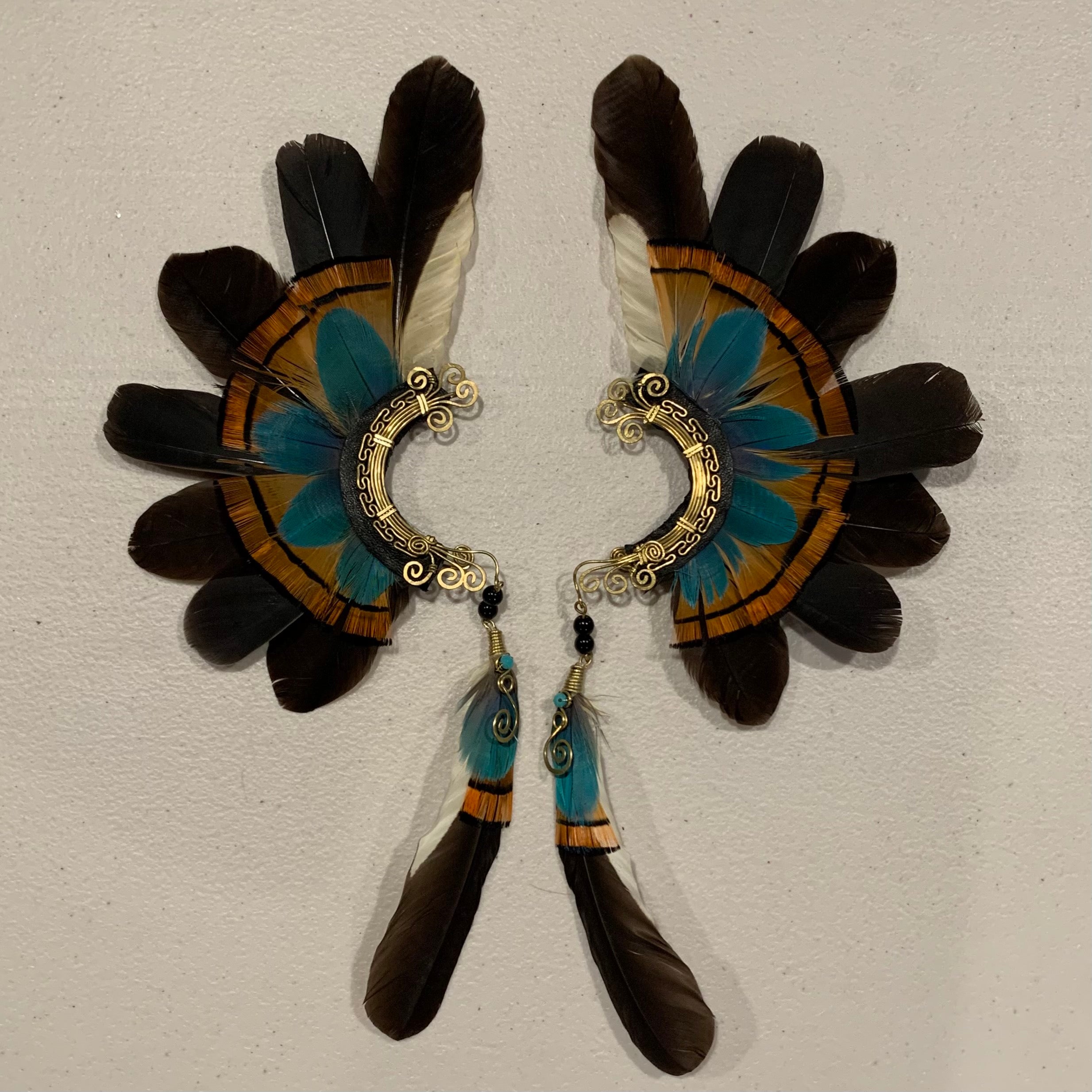 Feather wing Earrings 507