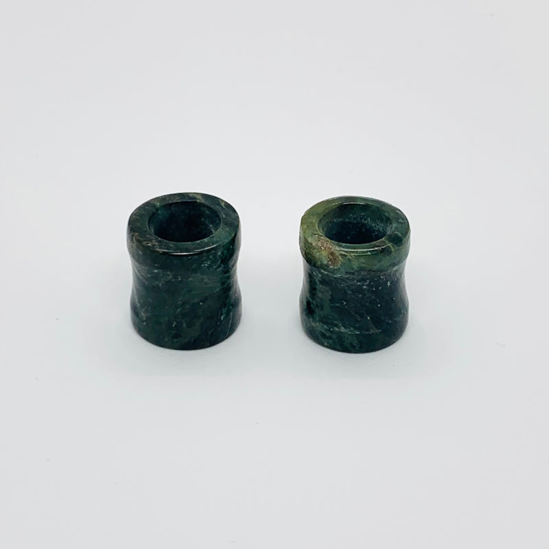 Earrings Jade plugs 1/2”