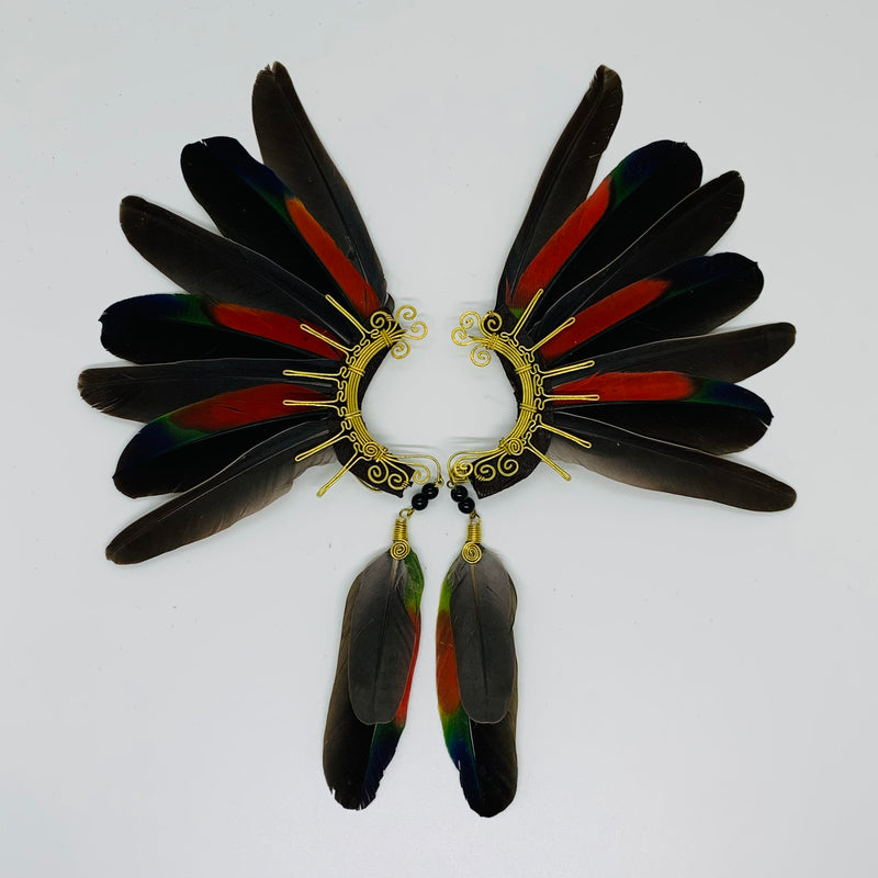 Feather wing Earrings 435