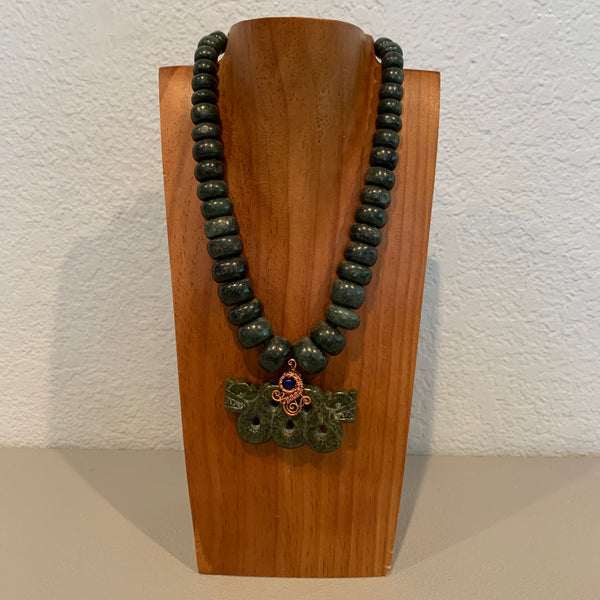 Necklace - Guatamala Jade Quetzalcoatl 31