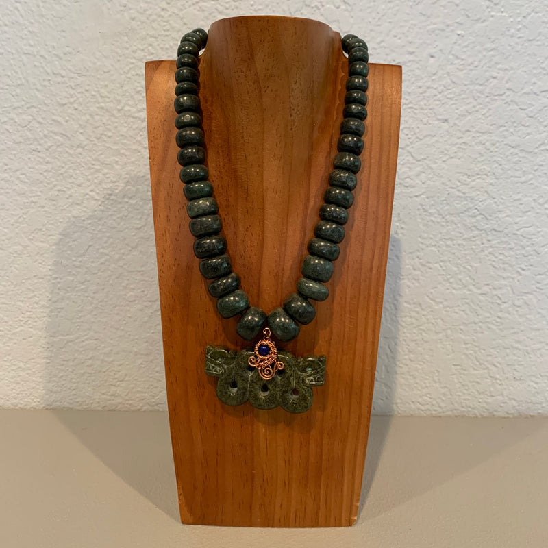Necklace - Guatamala Jade Quetzalcoatl 31
