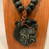 Necklace - Guatamala Jade Jaguar Warrior 2