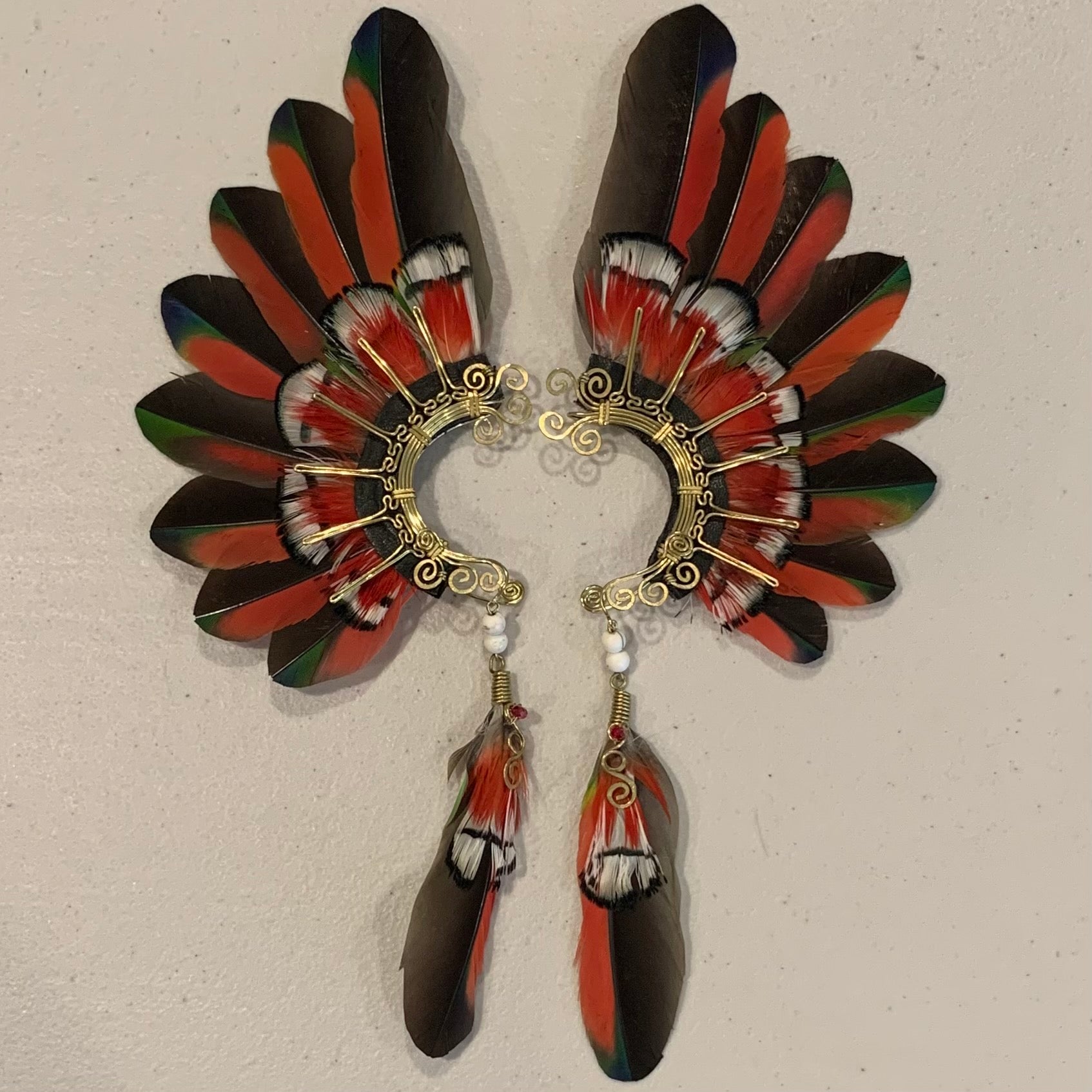 Feather wing Earrings 513