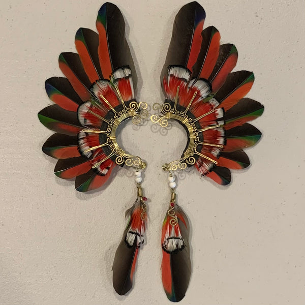 Feather wing Earrings 513