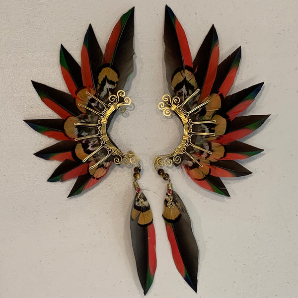 Feather wing Earrings 514