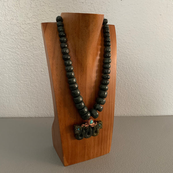 Necklace - Guatamala Jade Quetzalcoatl 9