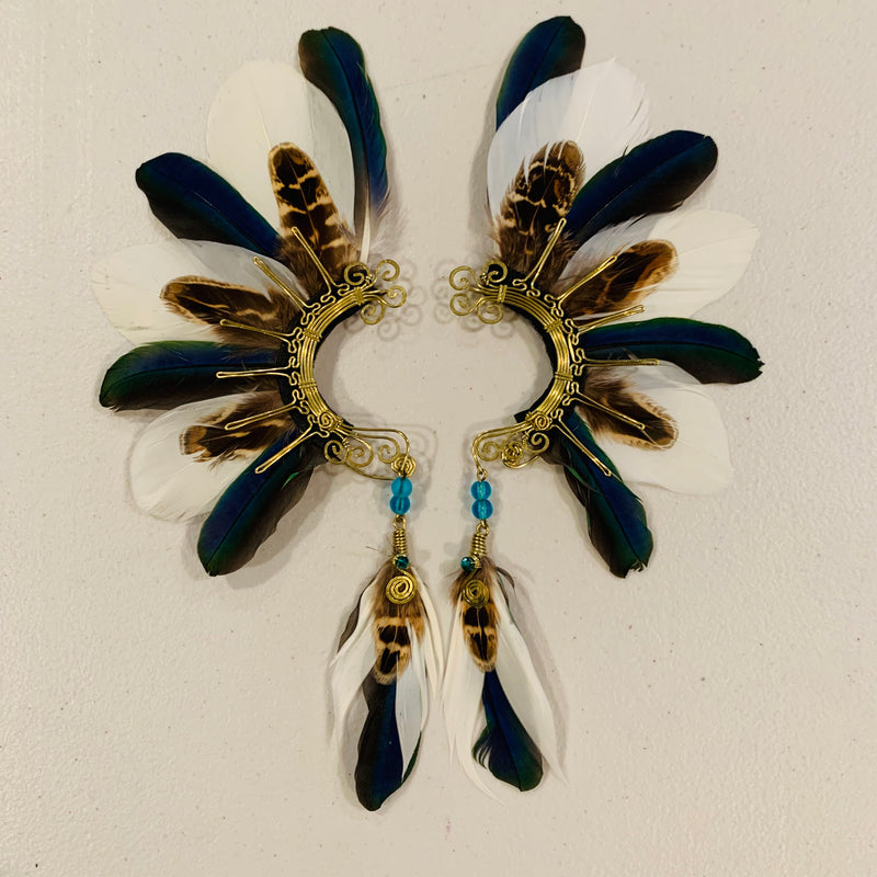 Feather wing cuff Earrings 880