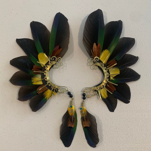 Feather wing Earrings 616