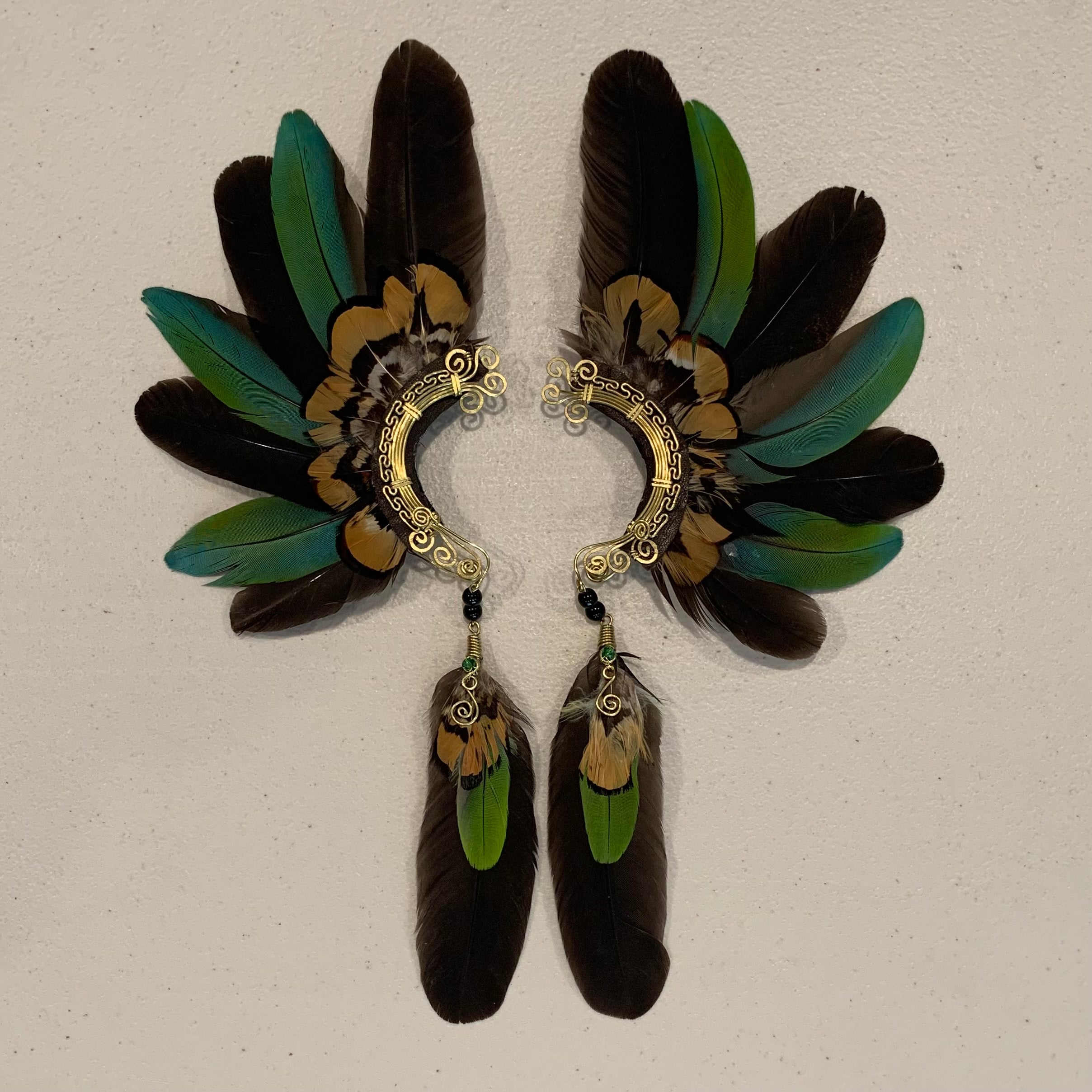 Feather wing Earrings 557