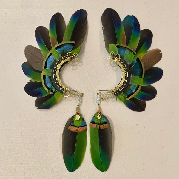 Feather wing Earrings 652